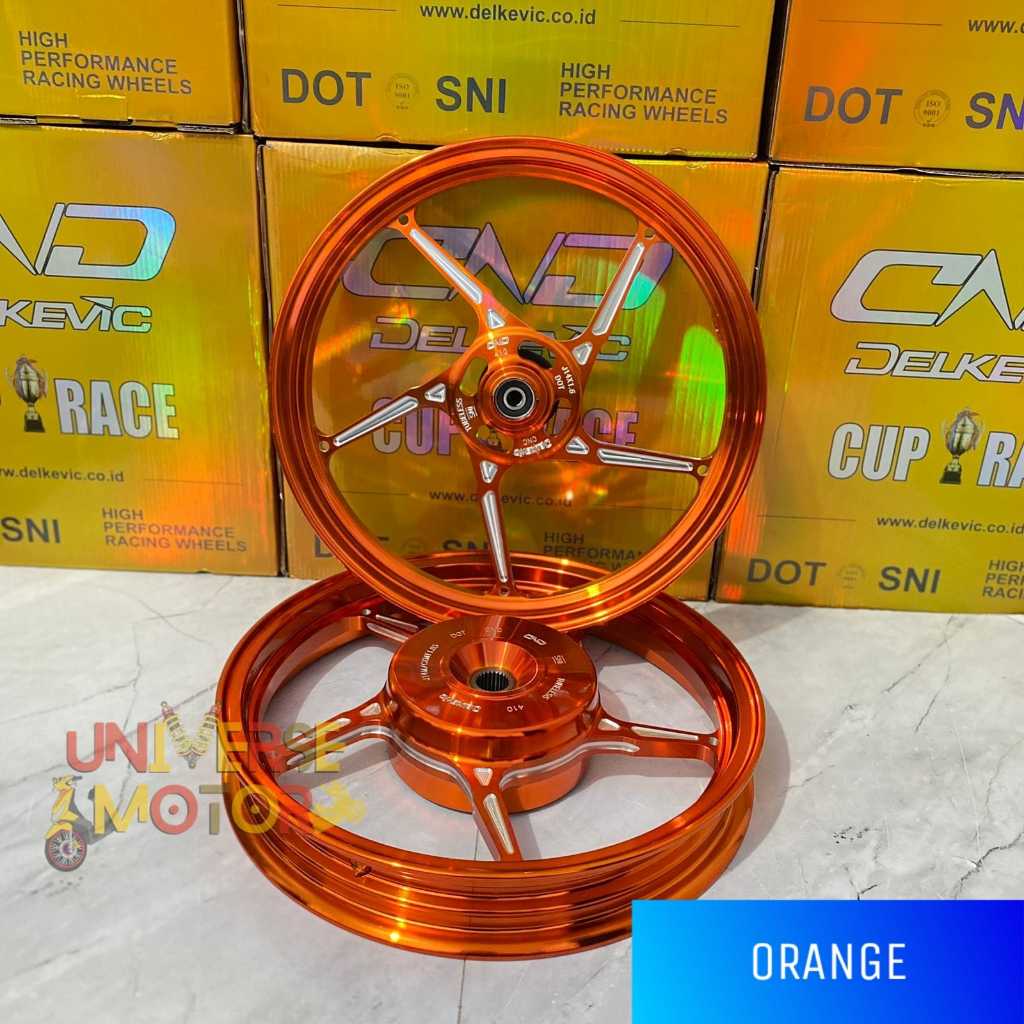 VELG DELKEVIC D55 NEW GEN 2 VARIO 125 150 / BEAT FI ESP DELUXE STREET / MIO SPORTY SOUL J KARBU FINO