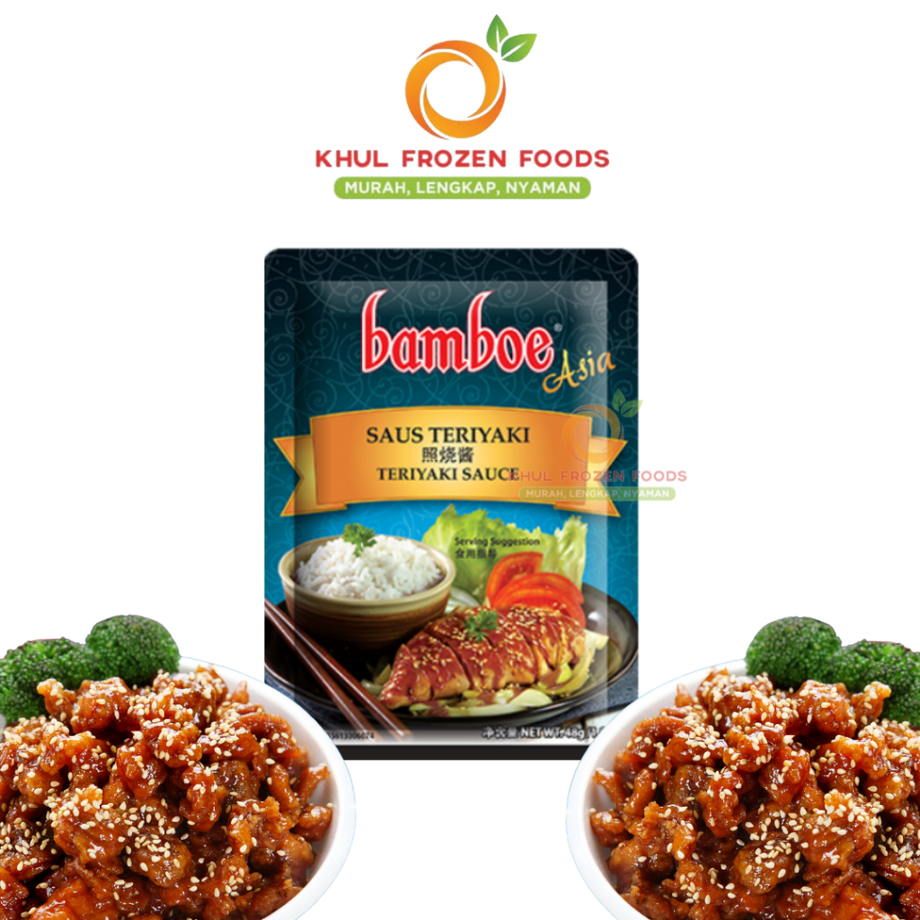 

Bamboe Bumbu Instan Saus Teriyaki 48gr/ BAMBOE/ Saus Teriyaki instan