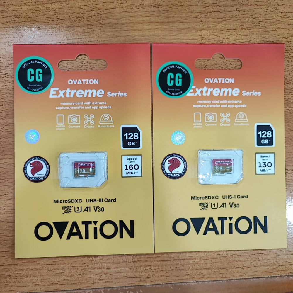 Ovation MicroSD Extreme 128GB 256GB 512GB for Switch Handphone Tablet Camera