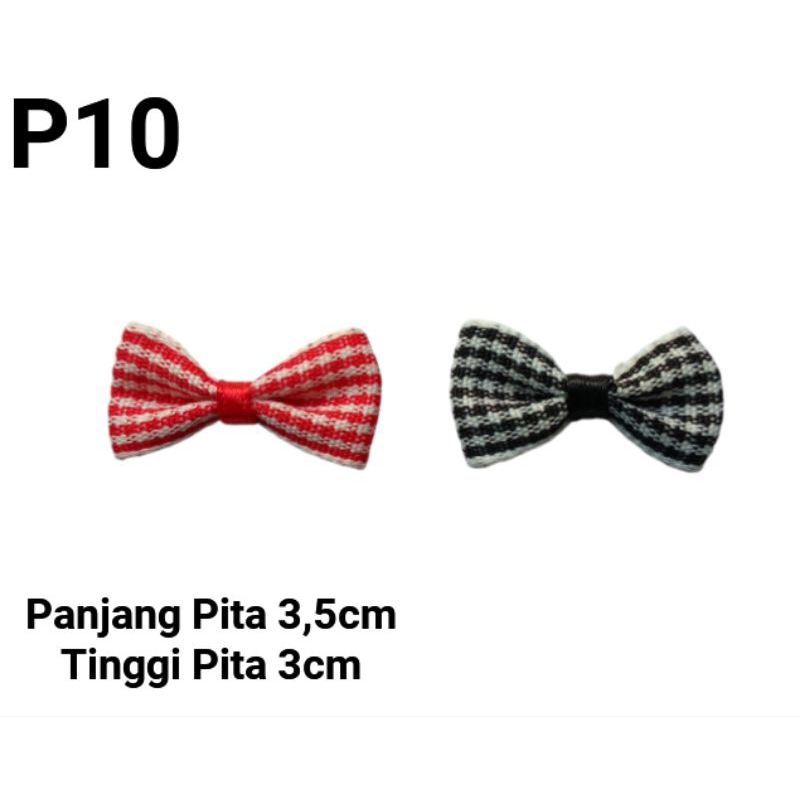 

[ 10pcs Mix ] Premium Pita Hias Pita Motif Ribbon Pita