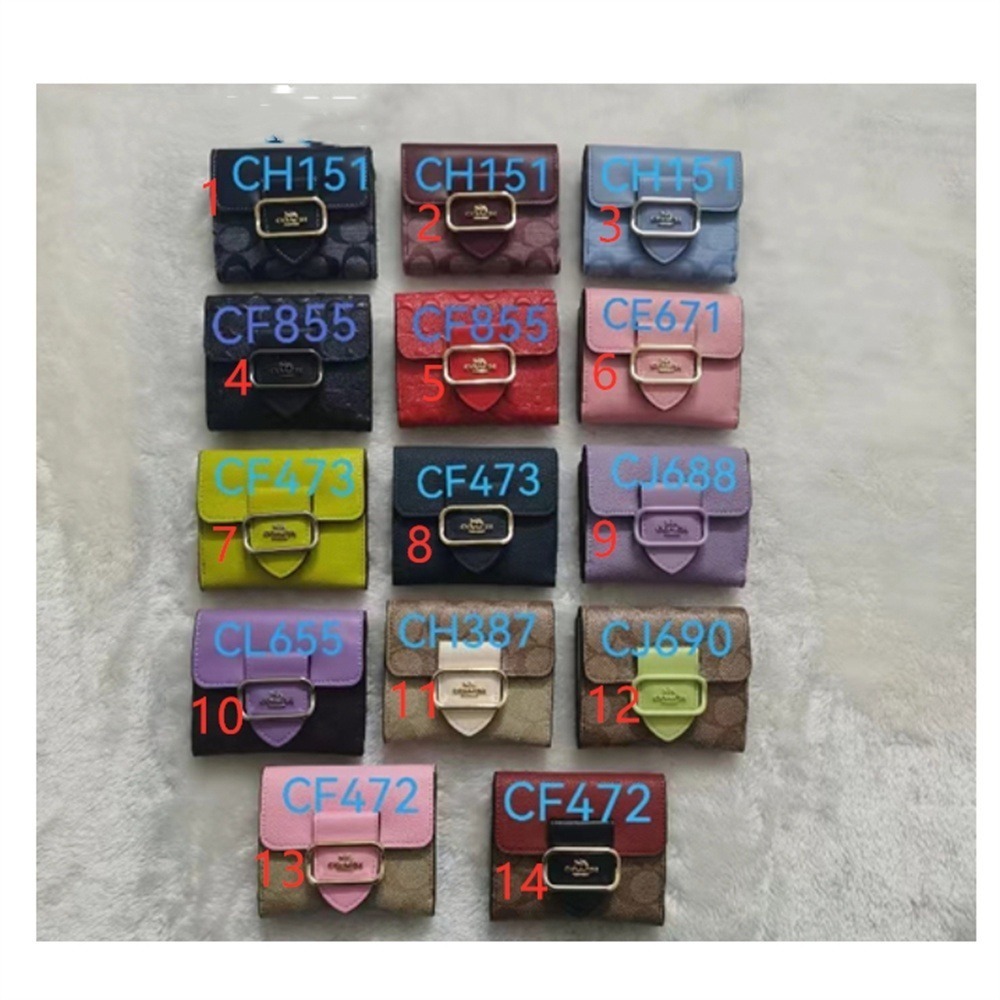 Coach CH151 CF855 CE671 CF473 CJ688 CL655 CH387 CJ690 CF472 Wallet Women Purse Dompet151 855 671