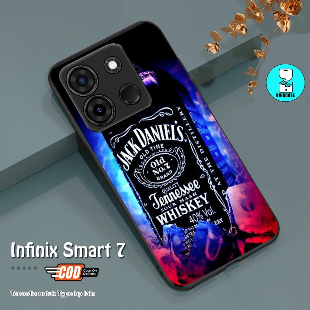 CASE GLOSSY INFINIX SMART 7 dan ALL TYPE SMARTPHONE & ANDROID Bisa request tipe Cassing Hp - Case Te