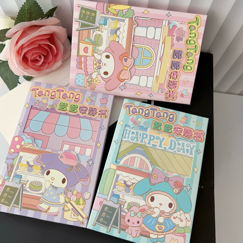 

Sticker / Stiker Quiet Book Aesthetic DIY Buku Edukasi Puzzle House Decoration Sanrio Kuromi My melody Chinamorol Pocha Hellokitty Mainan Anak Sticker Buku dekorasi rumah sanrio DIY