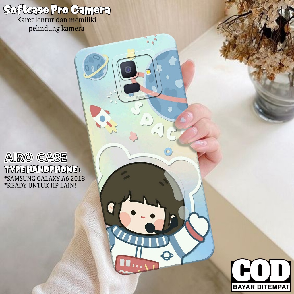 Softcase SAMSUNG GALAXY A6 2018 Terbaru Case SAMSUNG GALAXY A6 2018 Fashion Case KARTUN Casing SAMSU