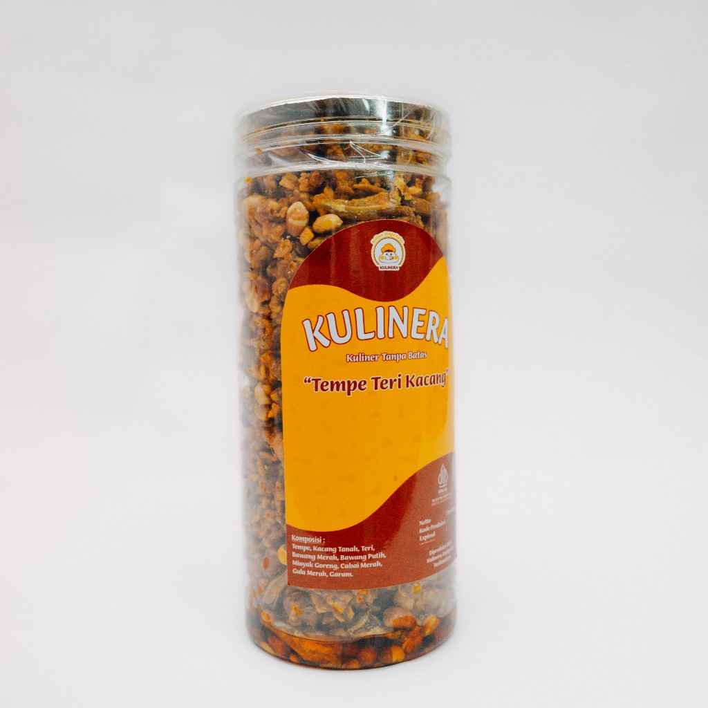 

Tempe orek kering teri kacang balado 750 gram pedas manis cemilan instan enak original asli KULINERA