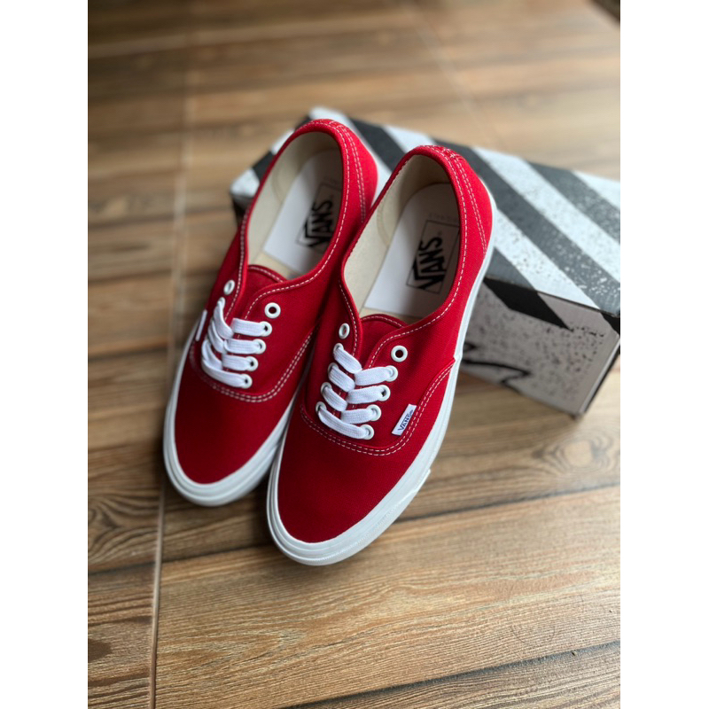 VANS VAULT OG AUTHENTIC RED LX ORIGINAL