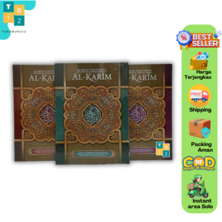 Alquran Tajwid Al-Karim A4 Al Quran Al Karim Terjemah dan Latin Quran Alkarim