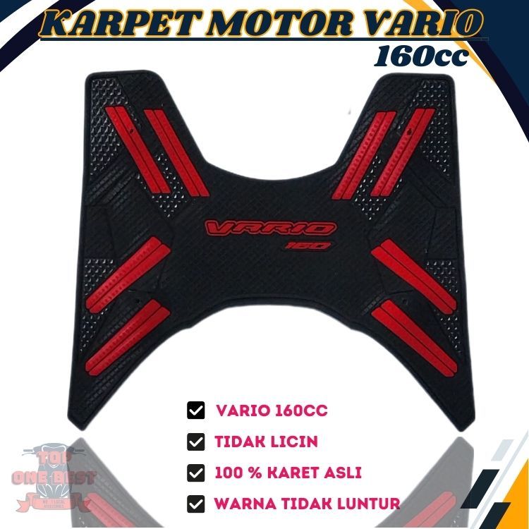 Karpet Motor Vario 160cc New Terbaru 2022 2024 Abs Cbs / Karpet Pijakan Aksesoris Vario 160