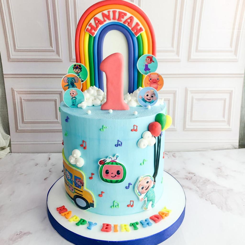 

Kue Ulang Tahun/Birthday Cake/Kue Ultah Tema Cocomelon/Kue Birthday Jakarta/cocomelon