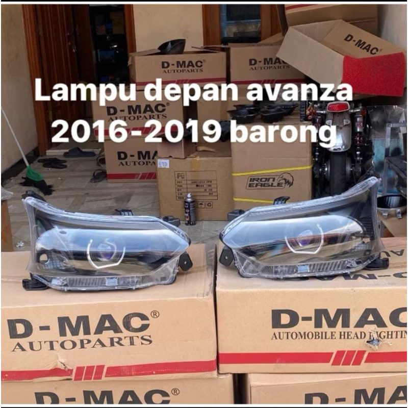 Lampu Depan Avanza Xenia 2016-2019 barong biled