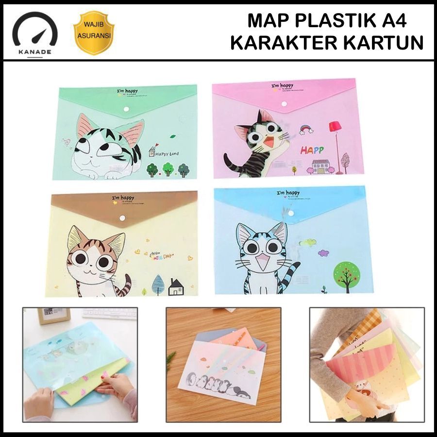 

Map Plastik A4 Karakter Kartun Lucu Map File Lucu Map Kancing A4 Kartun Map Plastik Folder A4 Cute Motif