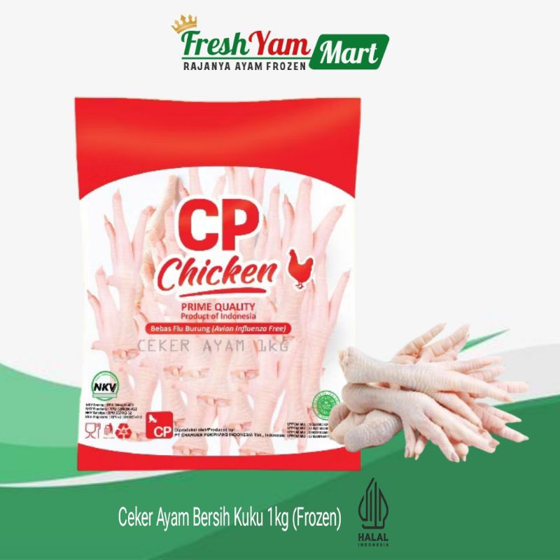 

Ceker Ayam Cp Frozen 1Kg