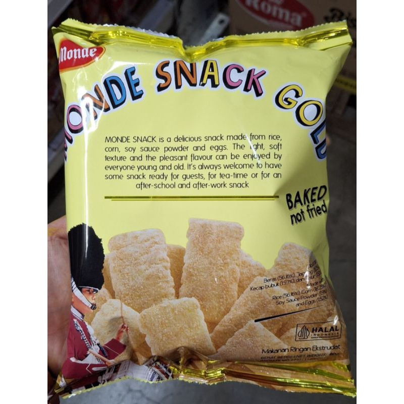 

Monde Serena Snack Gold Kemasan 50 gram