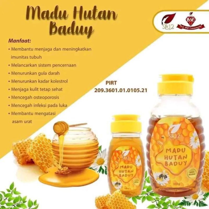 

Madu Hutan Baduy SR12 |140ml | madu murni 100% tanpa campuran bahan tambahan apapun