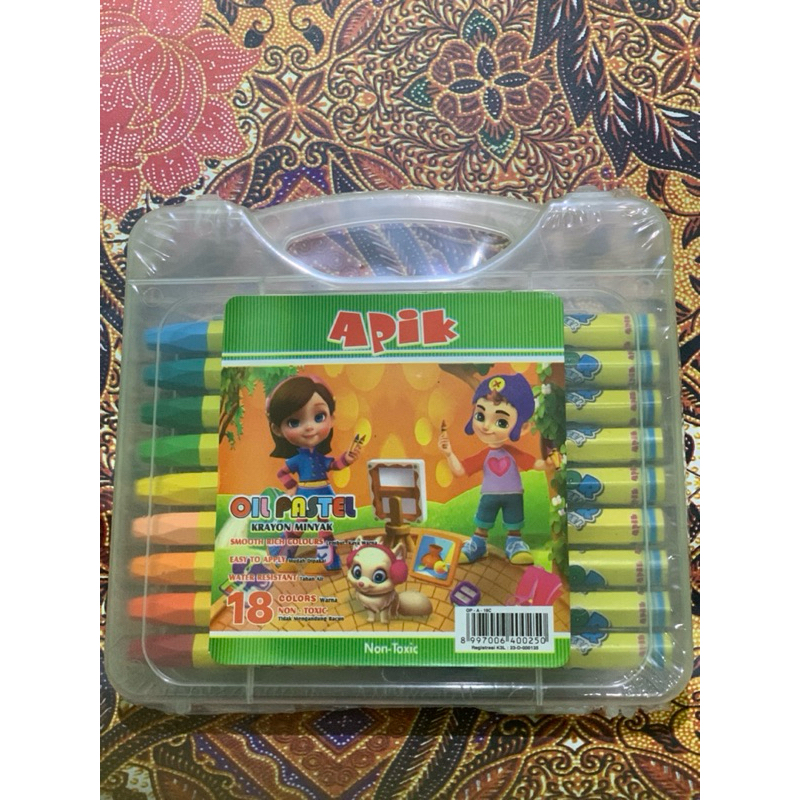 

APIK OIL PASTEL KRAYON MINYAK 18 COLORS