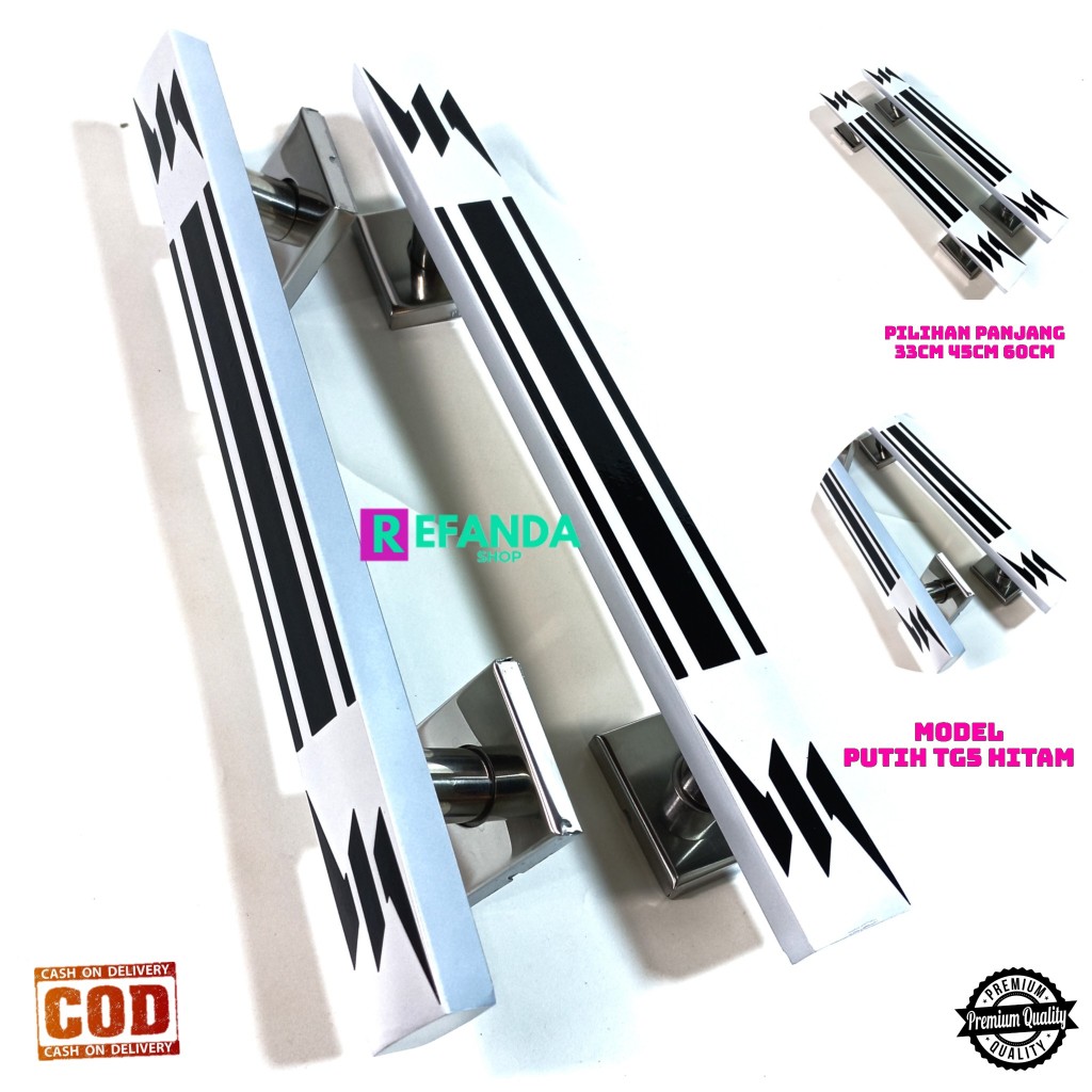 handle tarikan gagang pegangan handle pintu rumah minimalis pilihan panjang 33cm 45cm dan 60cm bahan