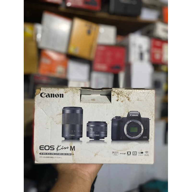 box bekas canon kiss m/m50 termurah di shopee