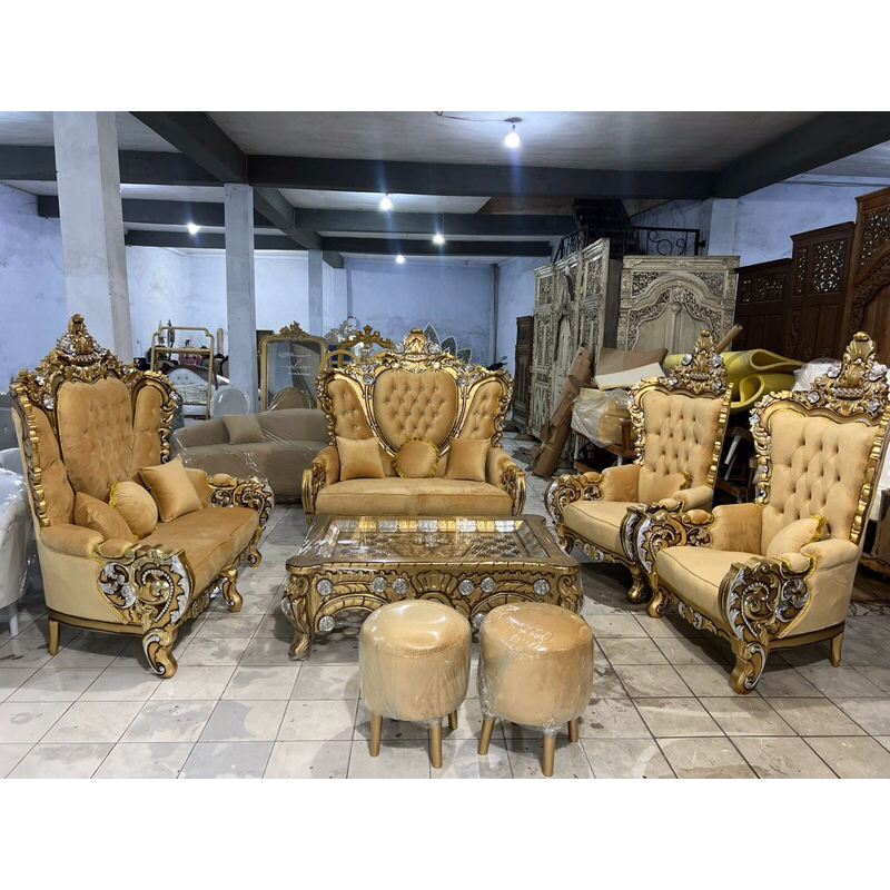 sofa Bellagio/sofa ruang tamu/furniture rumah/kursi tamu/kursi mewah/sofa mewah/sofa asli jepara