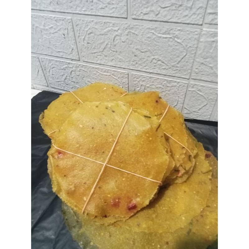 

Opak Bumbu, Opak bulat, cemilan ubi