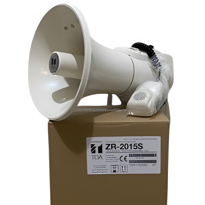 Megaphone TOA ZR2015S + SIRINE + Extra Mic / Megaphone TOA ZR-2015S Siren / TOA Megaphone Sirine
