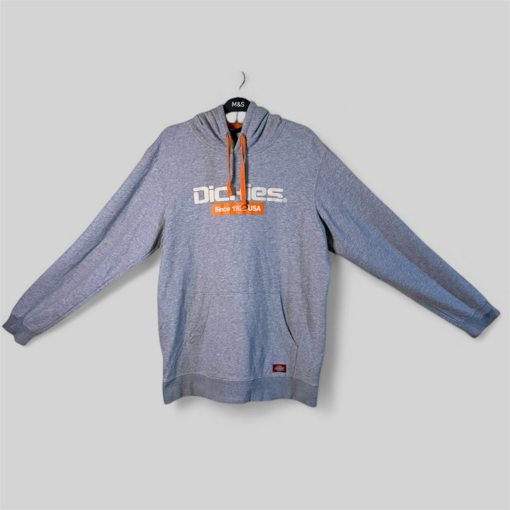 DICKIES Velvet Rare Hoodie DC 1922 USA original VV tapal kuda