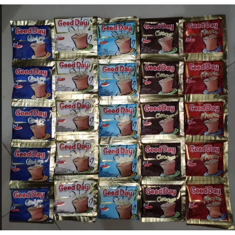 

Good Day All varian Rasa isi 10sachet (20g/sachet)