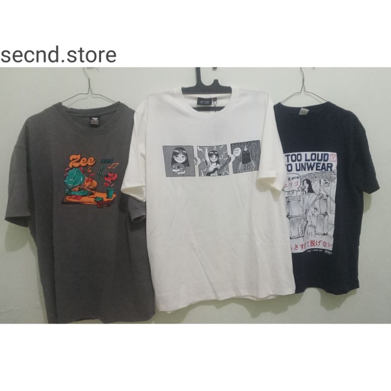 WTS PAKET T SHIRT JKT48 X ERIGO SECOND T SHIRT BDAY T SHIRT ZEE