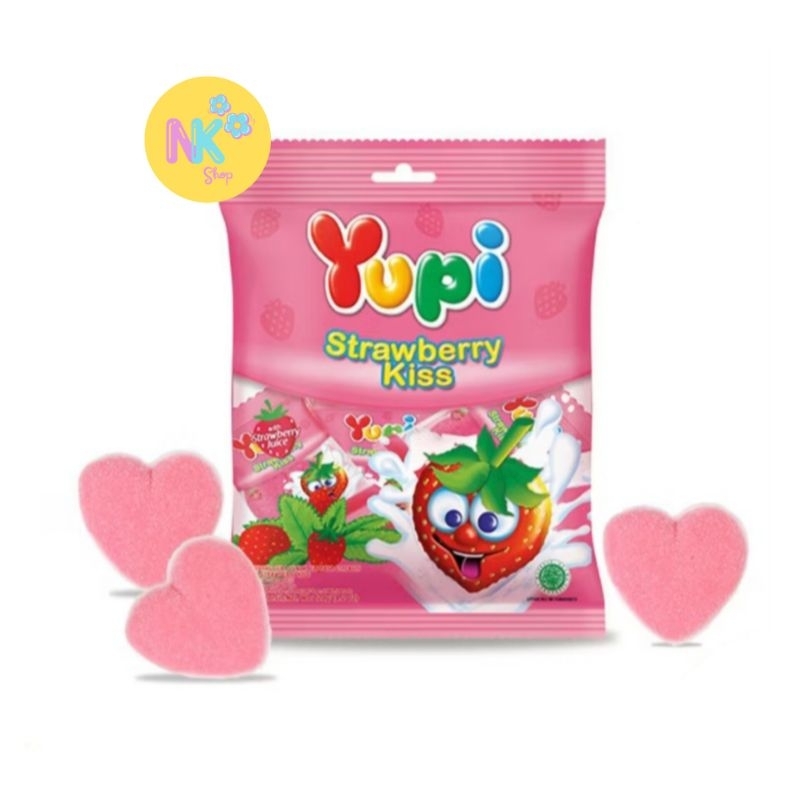 

YUPI Strawberry Kiss 120gr (50 pcs)