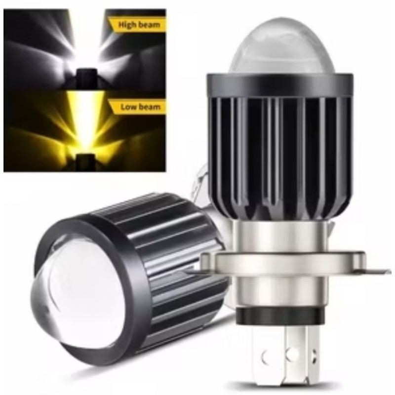 bohlam lampu mobil depan laser H4 12v super terang motor  ac dc laser