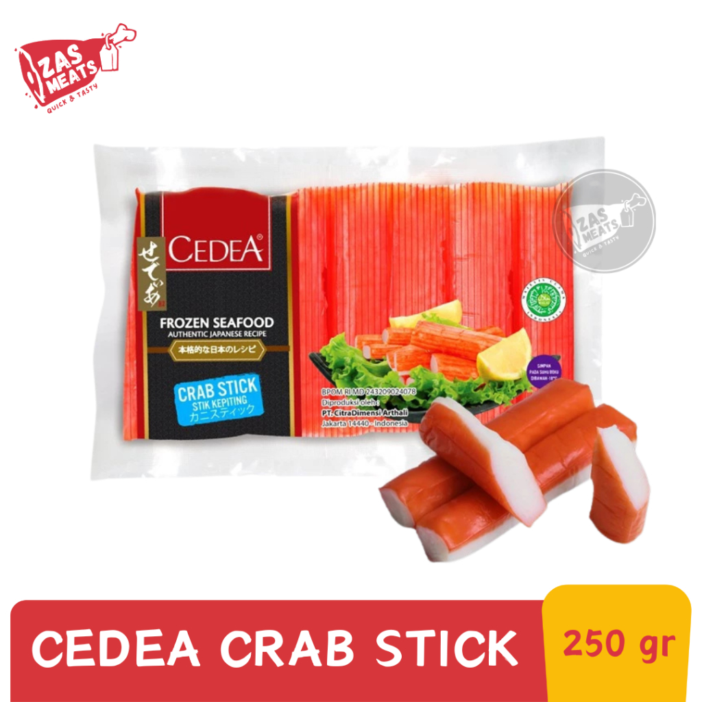 

CEDEA CRAB STICK 250GR | Cedea Stik Kepiting 250 gram | Steamboat