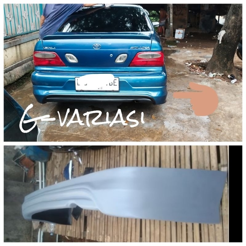 bemper soluna custom ex elegan
