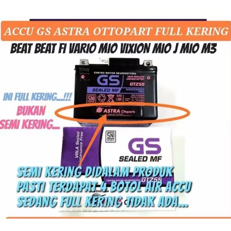 AKI GS ASTRA GTZ5 AKI GS ASTRA ORIGINAL AKI KERING