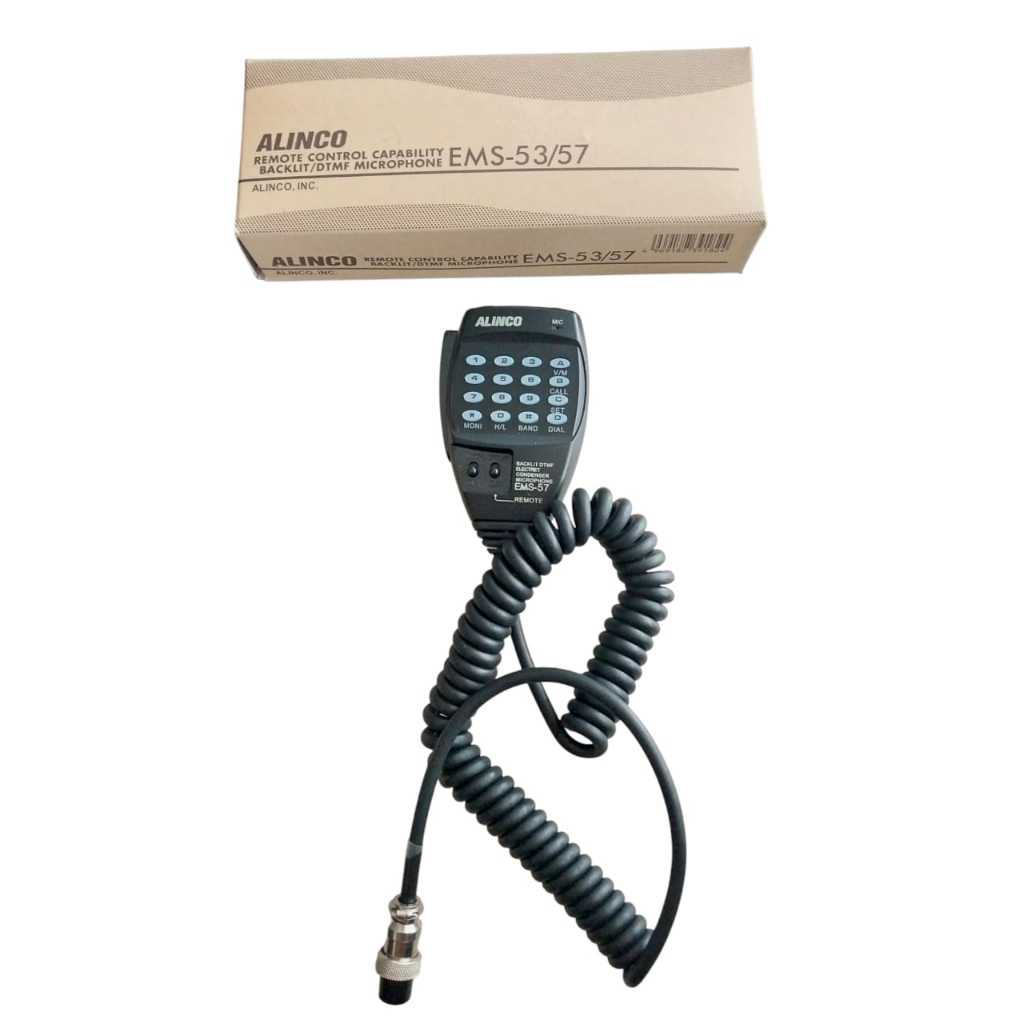 PTT / EKSTRA MIC / HANDEL MIC HT RADIO RIG MOBIL ALINCO