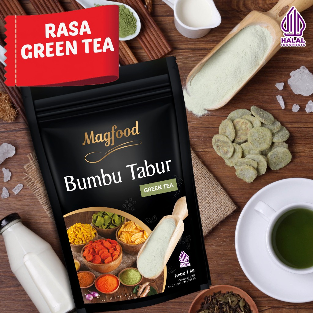 

Magfood Bumbu Tabur Green Tea 1 Kg