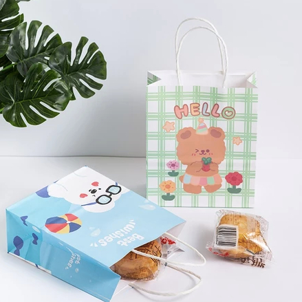

❤LOLA❤ PAPERBAG KARAKTER | Paperbag Karakter Kartun Beruang Lucu Goodie Bag Motif Rabbit & Bear Tas Jinjing Serbaguna Bingkisan Hadiah Hampers Ulang Tahun
