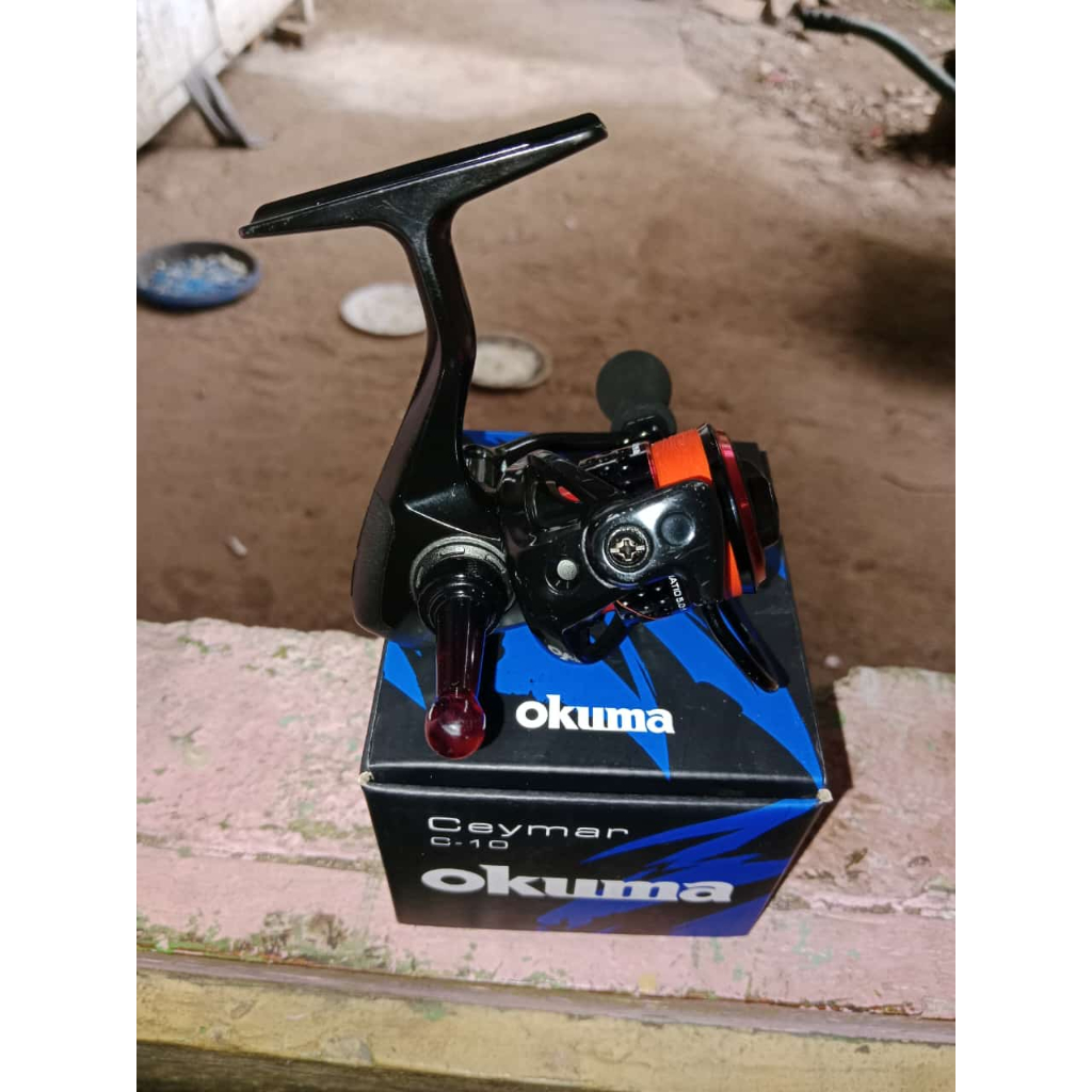 reel okuma ceymar C-10 kondisi second
