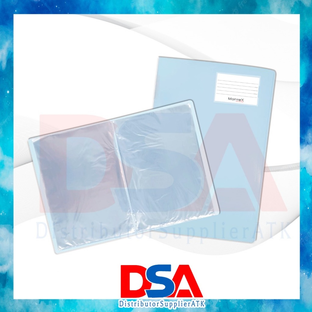 

CLEAR HOLDER 60 LEMBAR FOLIO / F4 FOLDER ON / MAP X-ONE / CH60 isi 60 lembar 1 buku
