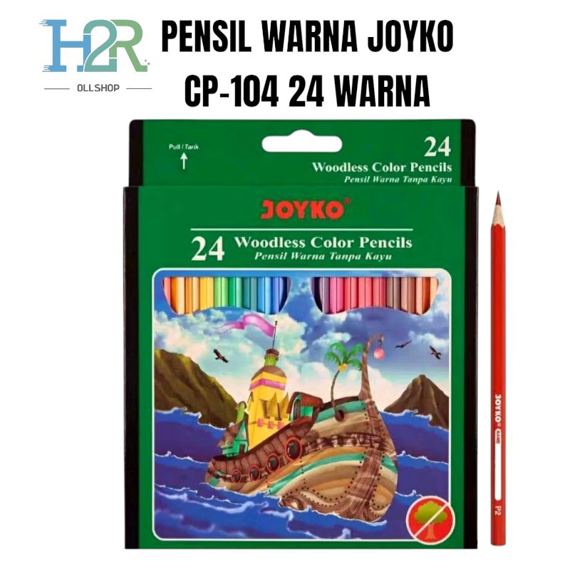 

JOYKO Pensil Warna CP 104 / 24 Warna