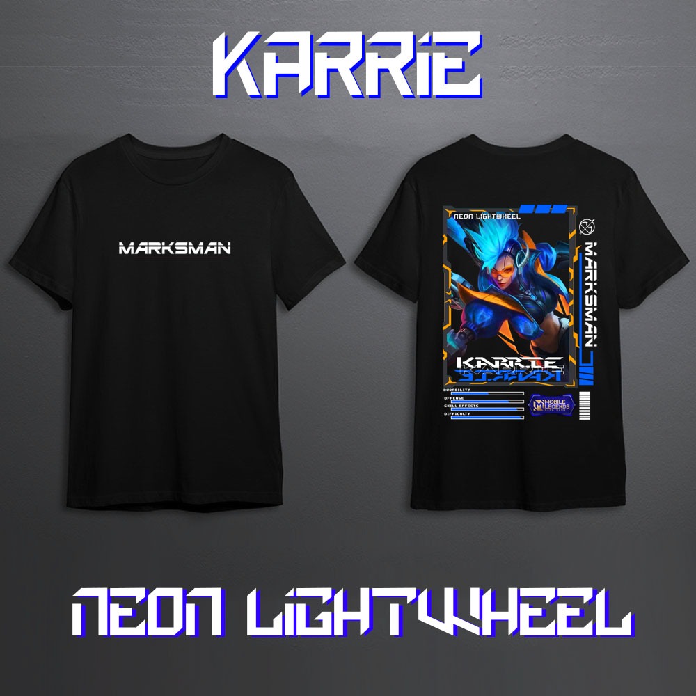 KAOS HERO MOBILE LEGEND KARRIE MARKSMAN SKIN KEREN//KAOS ML//KAOS MOBILE LEGEND//KAOS KARRIE//KAOS K