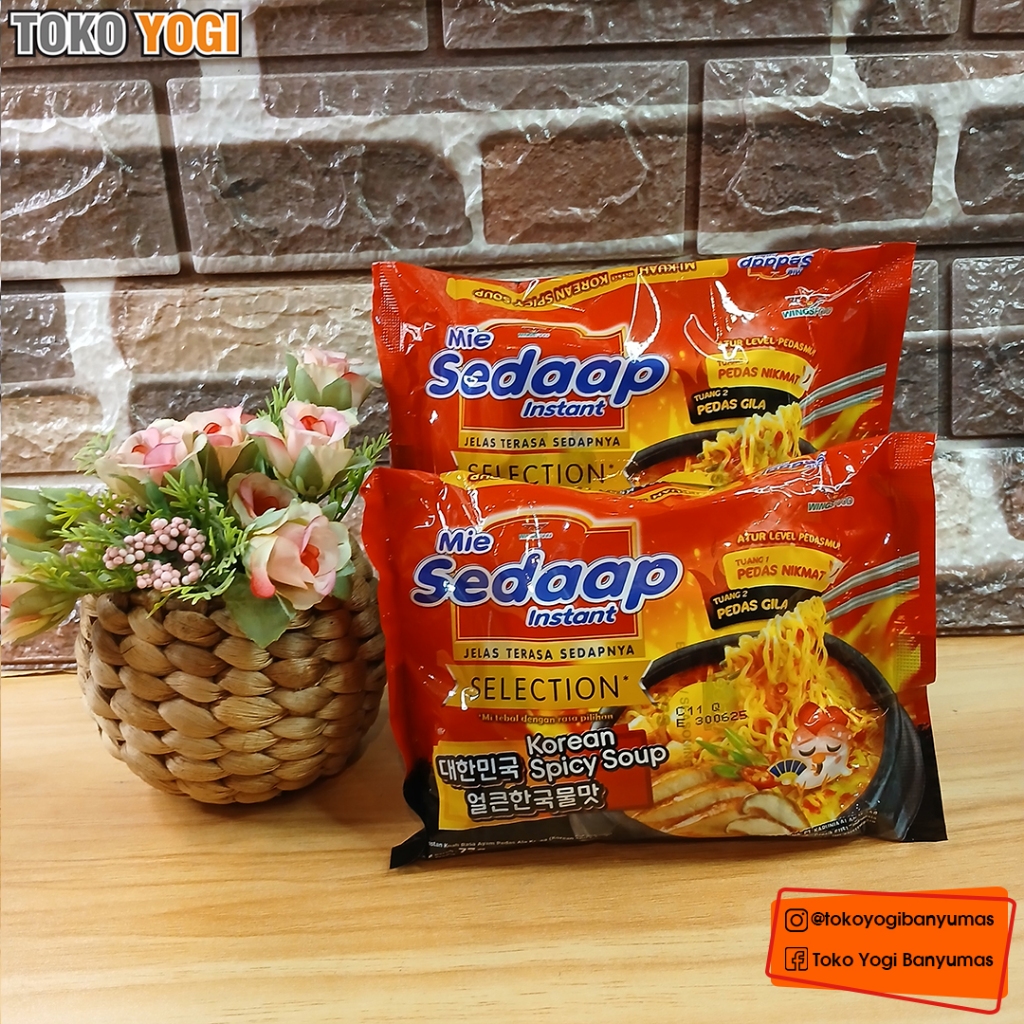 

SEDAAP MIE INSTAN KUAH SELECTION KOREAN SPICY SOUP 77g