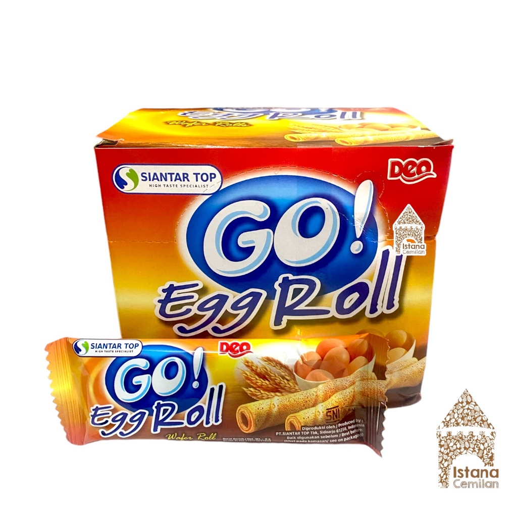 

Go Egg Roll Wafer Roll Isi 24 Pcs