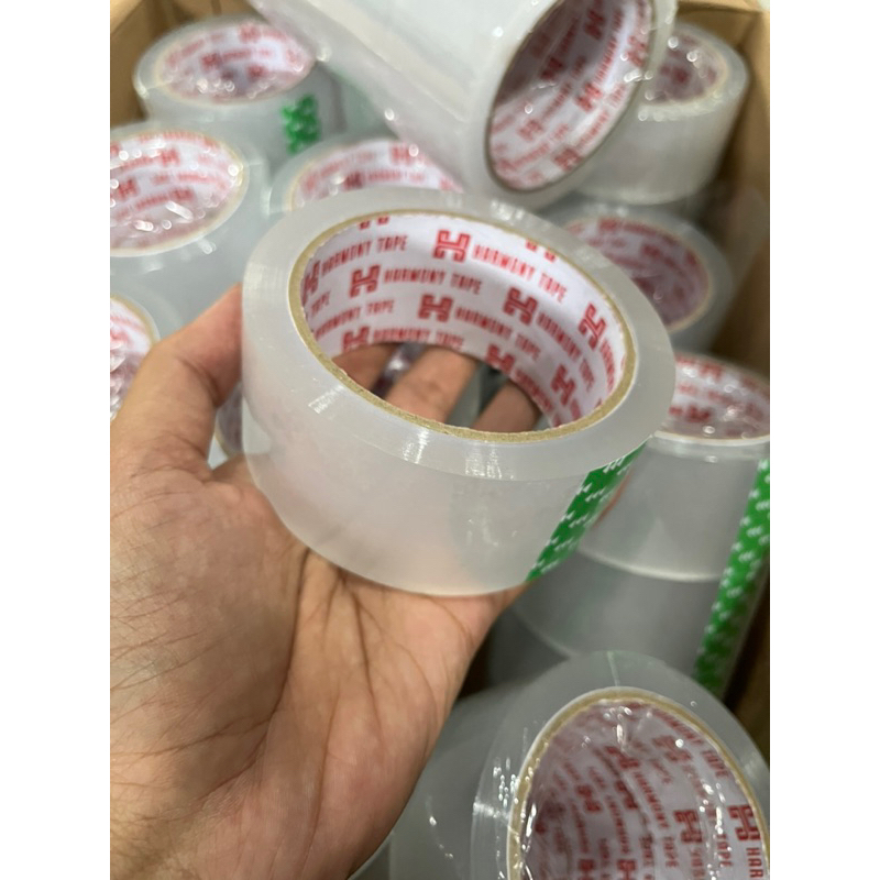 

Lakban bening kuat rekat tebal 90yard x 45mm