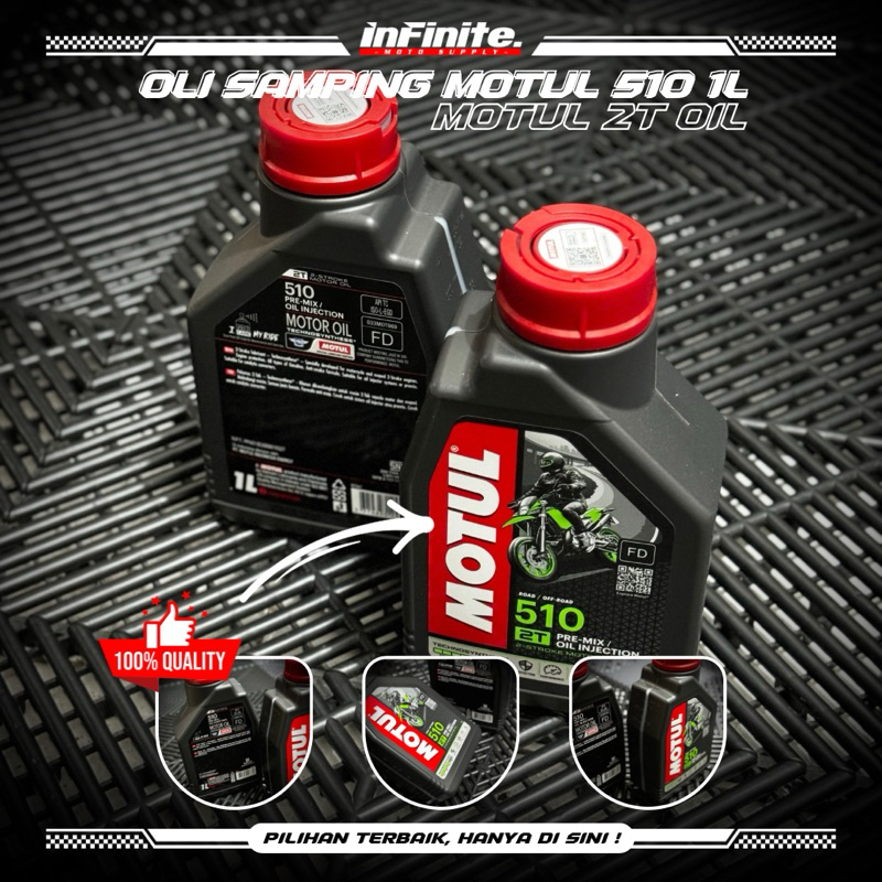 OLI SAMPING MOTUL 510 2 STROKE MOTOR OIL 1L ORIGINAL MOTUL