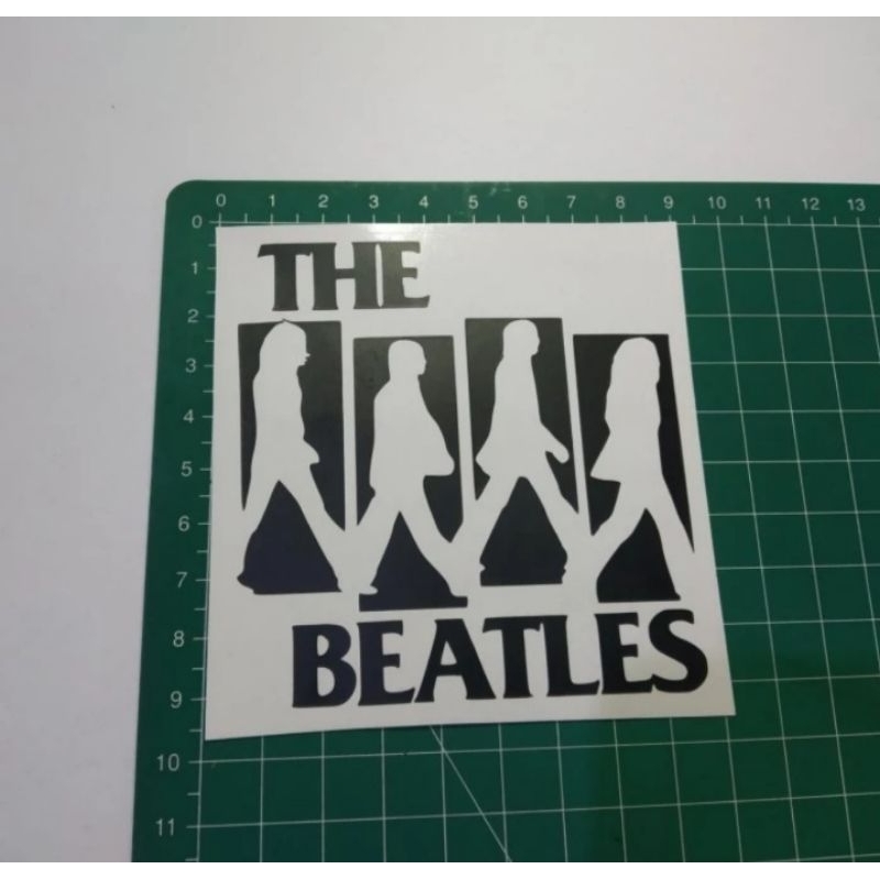 

stiker cutting the beatles