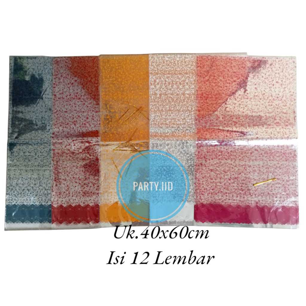 

Opp Bintang Souvenir 40x60cm / Plastik Parcel/Plastik Ulang Tahun (12 Lembar)