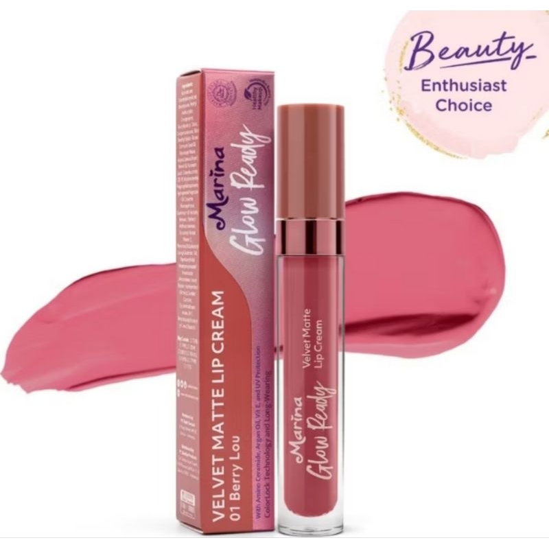Marina Glow Ready Velvet Matte Lip Cream