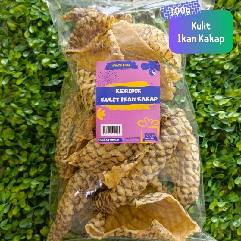 

SNACK ENACK - KERIPIK KULIT IKAN KAKAP 100GR cemilan enak jajan murah