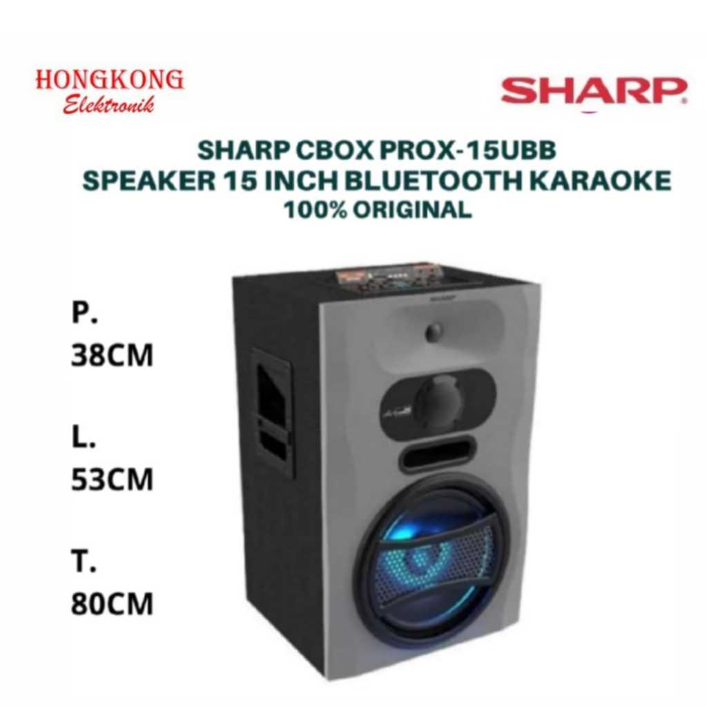 SPEAKER SHARP 15 INCH CBOX-PROX15UBB