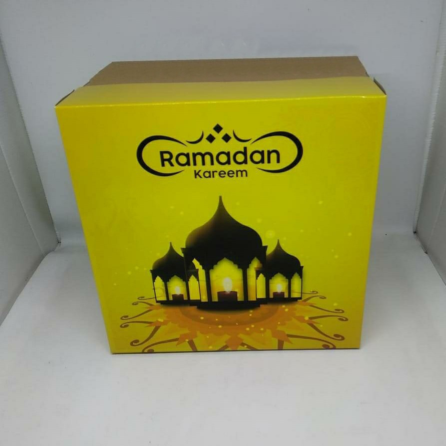 

Box marmer cake yellow ramadan kereem 22x22 25x25 30x30 kotak kue bolu dus packaging hampers lebaran