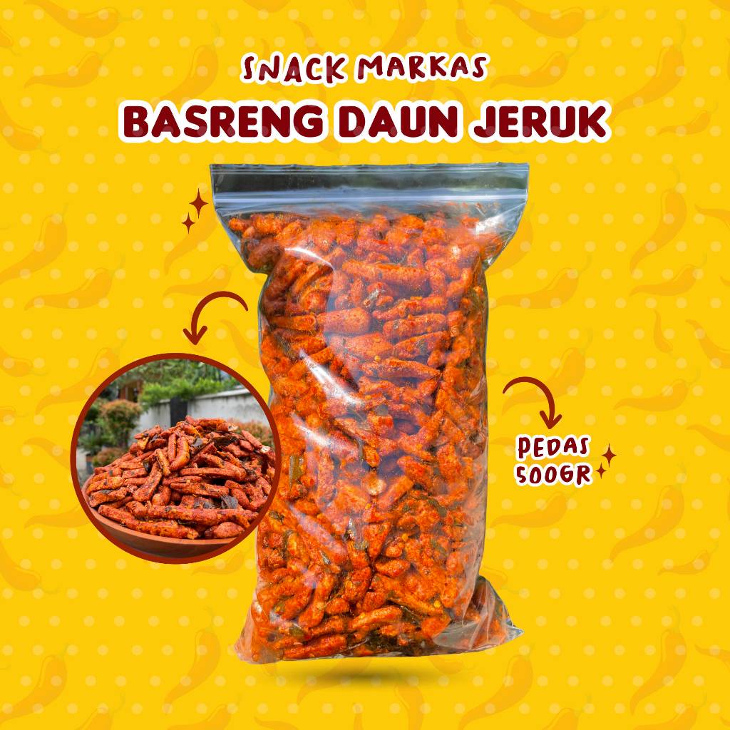 

Basreng Pedas Daun Jeruk 500gr Termurah Bisa COD